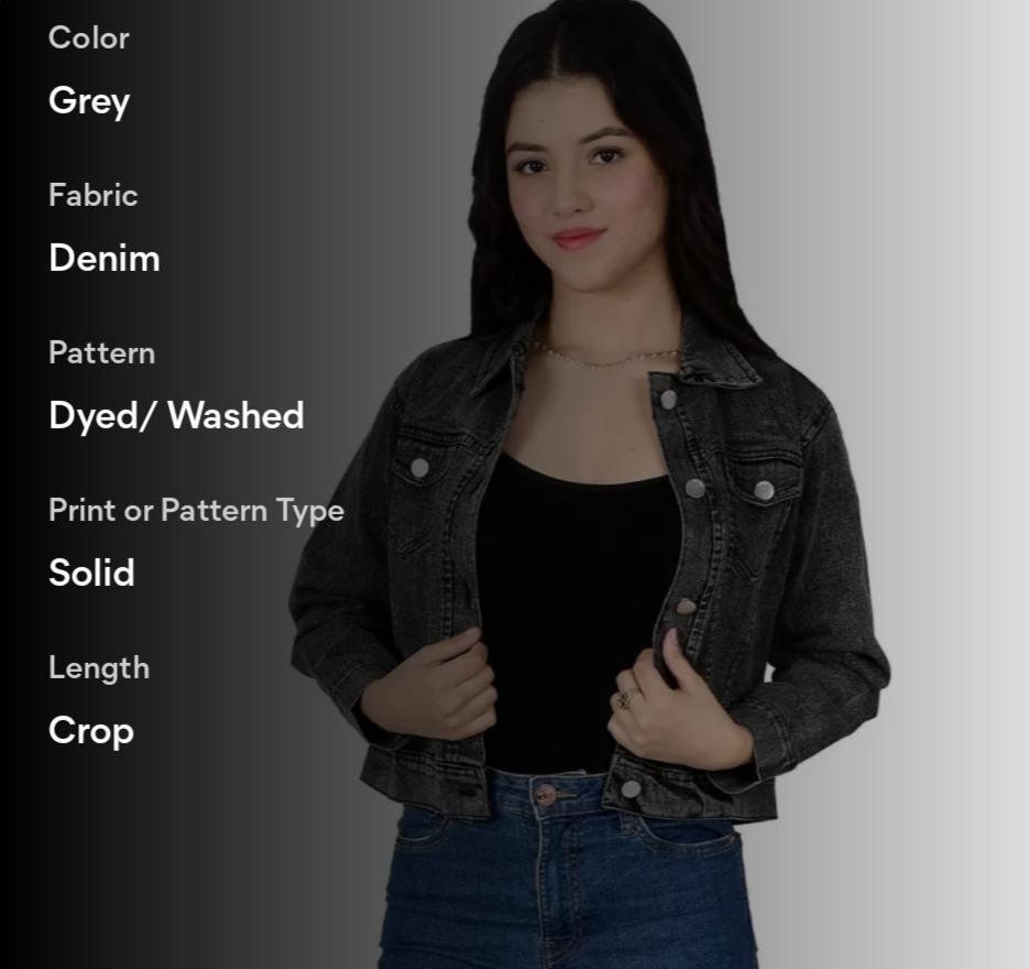 Latest Stylish Denim Jacket Casual  Wear Jacket | Trending Crop Waistcoat  Jacket for Women