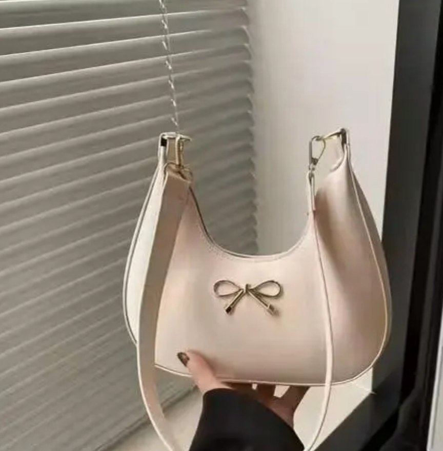Trendy Shoulder Bag for Women with Golden Bow Charm | Stylish Casual  Wishlist  Share  Sling Bag | latest sling bag
