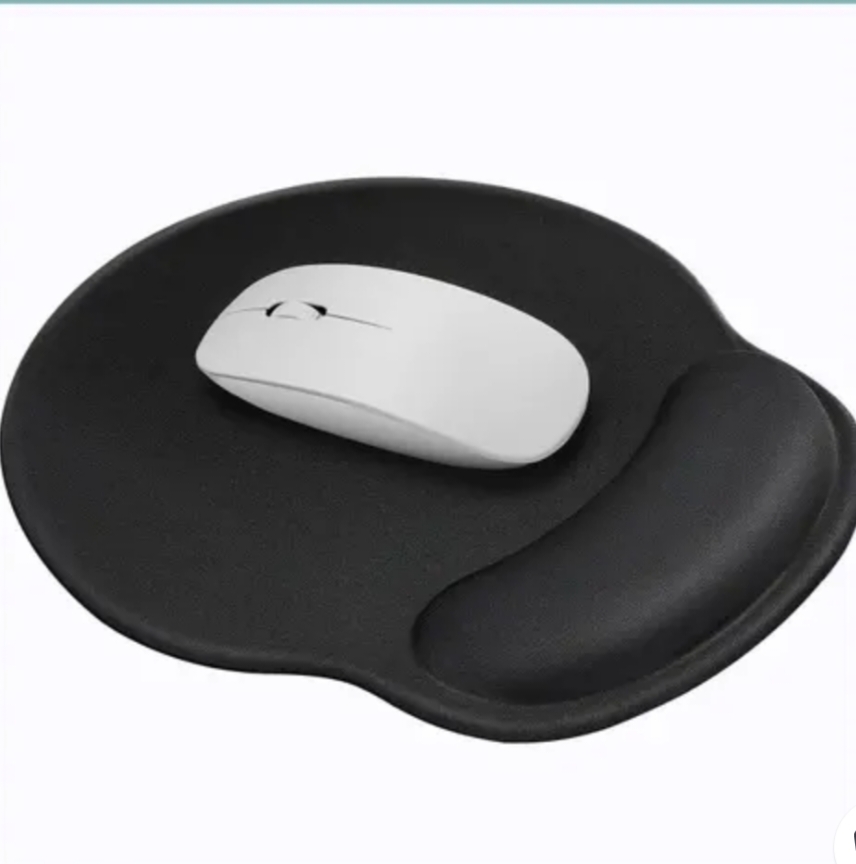 CRYSON 1 PC Mouse Pad, Ergonomic Mouse Pad with Comfortable Gel Wrist Rest Support and Lycra Cloth, Non-Slip PU Base for Easy Typing Pain Relief, Durable and Washable, Classic(MULTICOLOR)