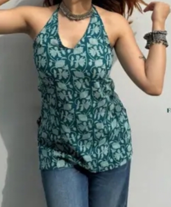 Masakali halter neck kurti